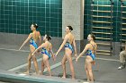 Artistic Swim vs TWC  Wheaton College Artistic Swimming vs Texas Women’s College. - Photo By: KEITH NORDSTROM : Wheaton, Artistic Swimming